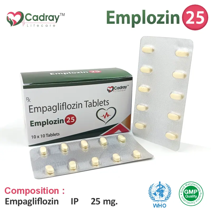 Emplozin 25 tablet containing empagliflozin 25 mg as a single molecule